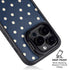Blue and Cream Polka Dots iPhone 15 Pro Kickstand Case